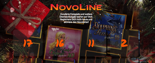 Novoline Adventskalender 2022 mit zahlreichen Überraschungen