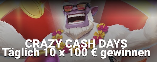 Crazy Cash Days bei Slotmagie