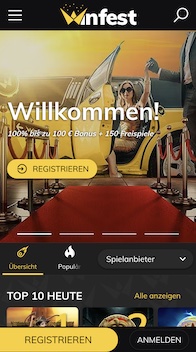 Winfest Screenshot der App