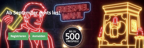 Tipico Freispiel Wahl