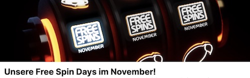 Tipico Free Spin Days November