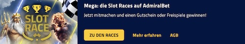 Adiralbet Slots Races Bonus