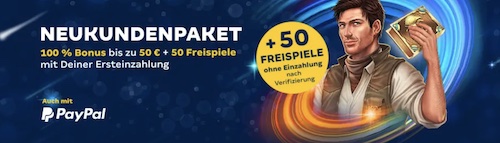 Freispiele + Einzahlung Bonus MErkur Slots